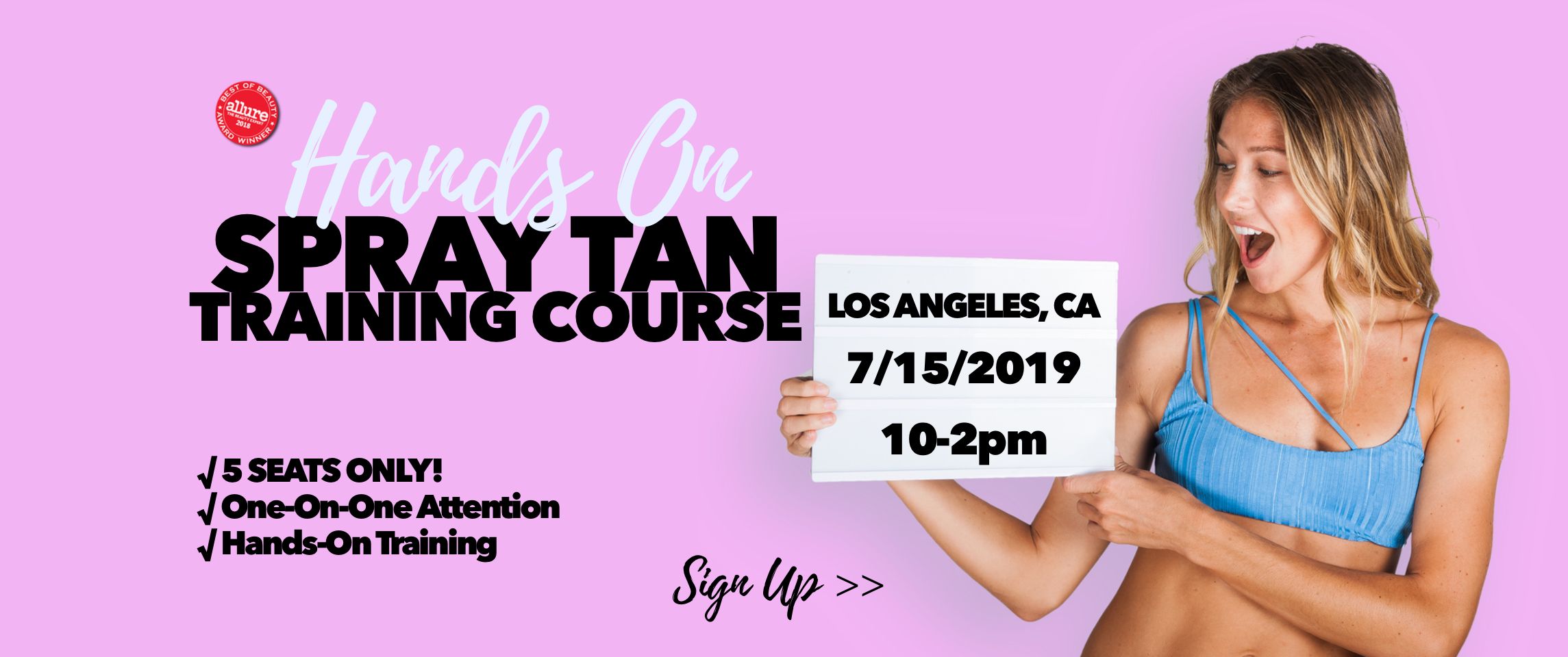 spray tan training classes online